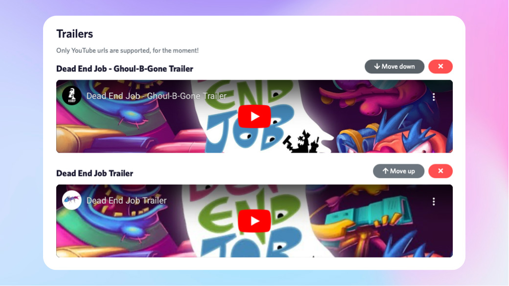 Press Kitty – Re-order Trailers